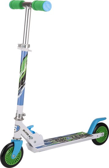 קורקינט ילדים מתקפל 2 גלגלים Skater - צבע ירוק