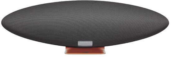 רמקול אלחוטי חכם Bowers & Wilkins Zeppelin - במהדורה מיוחדת McLaren - צבע Galvanic Grey & Papaya Orange