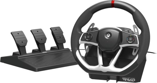 לקנות הגה מירוצים עם דוושות HORI Force Feedback DLX ל- Xbox - Giftim ...