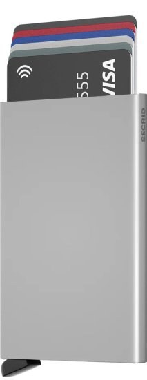 ארנק כרטיסים בעל הגנת RFID/NFC דגם Secrid Cardprotector – צבע כסוף