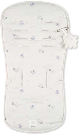 ריפודית לעגלה מבית Minene – שמנת מודפס