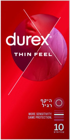 Durex - קונדומים Thin Feel - סך הכל 10 יחידות