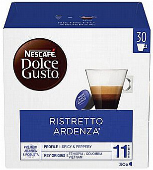 30 קפסולות Nescafe Espresso Ardenza - תואמות למכונות קפה Dolce Gusto