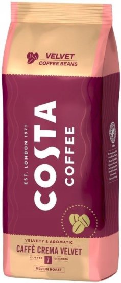 תערובת פולי קפה 1 ק''ג Costa Coffee Caffe Crema Velvet