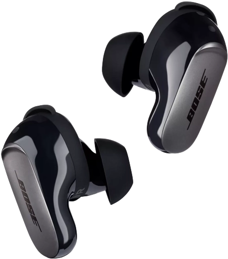 אוזניות In-Ear אלחוטיות מבטלות רעשים Bose QuietComfort Ultra - צבע שחור