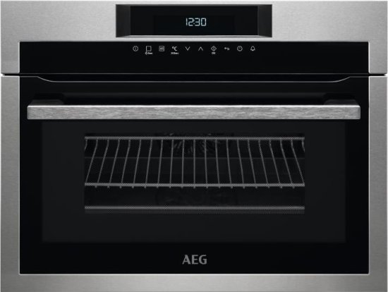 תנור בנוי 43 ליטר משולב מיקרוגל 15 מצבי בישול 45 ס''מ AEG Frame Series KME761000M - נירוסטה