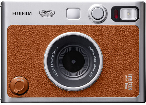 מצלמת אינסטנט Fujifilm instax Mini Evo Hybrid - צבע חום