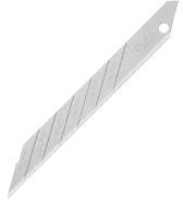 10 להבים צרים 9 מ''מ 30 מעלות לסכין יפנית SAC-1 צרה Olfa 46-SAB-10