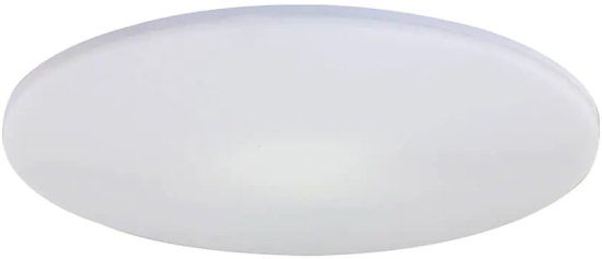 צמוד תקרה עגול 45 ס''מ MEGAMAN JADY IP40 50W - צבע לבן - גוון אור 3000K