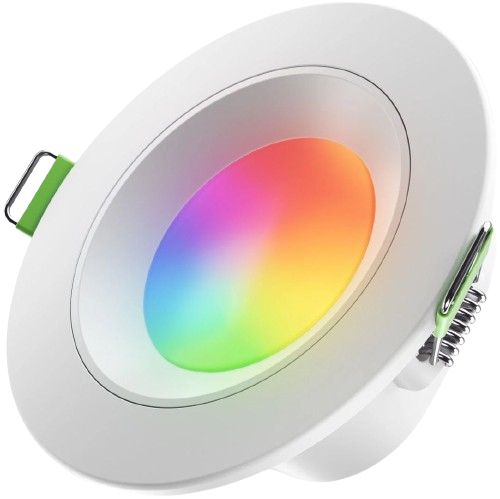 מנורה שקועת תקרה עגולה חכמה 76 מ''מ 450 לומן Nanoleaf Essentials Downlight - צבע לבן