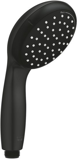 מזלף 2 מצבי זרימה דגם Vitalio Start 100 מבית GROHE - צבע שחור מט