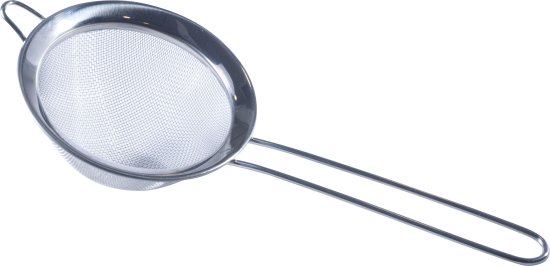 מסננת רשת מנירוסטה עם ידית מבית Arcosteel - בגודל 10 ס''מ