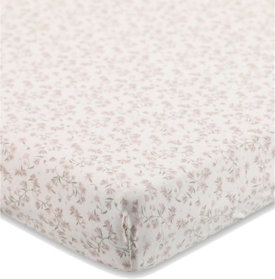 סדין למיטת תינוק 80x135 ס''מ מבית Minene - ורוד בהיר מודפס