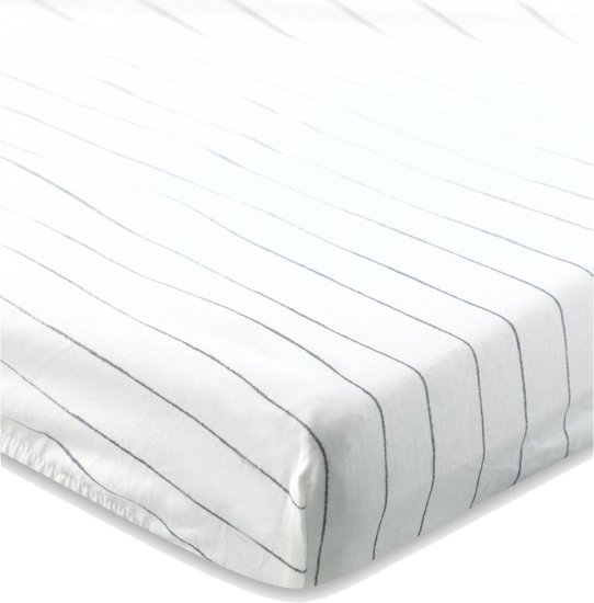 סדין לעריסת תינוק 90x60 ס''מ מבית Minene - לבן מודפס