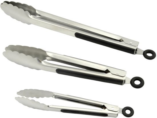 סט 3 מלקחיים מנירוסטה מבית Soltam