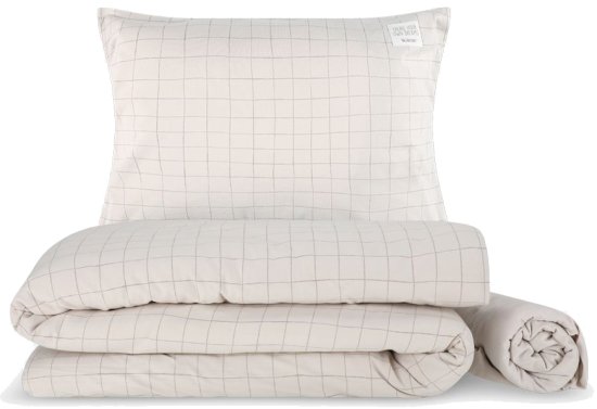 סט מצעים למיטת מעבר מבית Minene - אבן מודפס