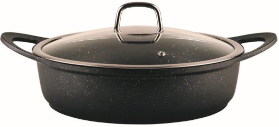 סיר סוטז' יציקת אלומיניום 36 ס''מ 7.8 ליטר סדרת Richstone מבית Soltam