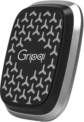 תושבת מגנטית לדשבורד הרכב דגם N52 לטלפון נייד מבית Gripqi - צבע כסוף