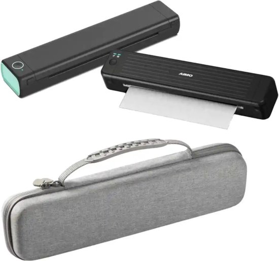 תיק נשיאה קשיח למדפסת Aimo M08F/ P831 A4 - צבע אפור