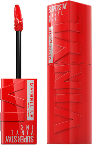 Maybelline - שפתון נוזלי Super Stay Vinyl Ink - גוון 25 Red Hot