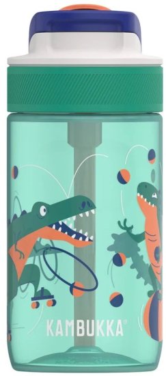 בקבוק שתייה לילדים 400 מ''ל Kambukka Lagoon - דינוזאור