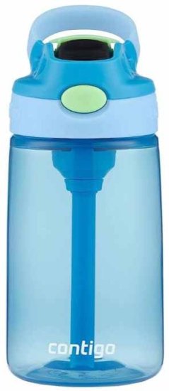 בקבוק שתיה לילדים 420 מ''ל Contigo Autoseal Cleanable - צבע כחול