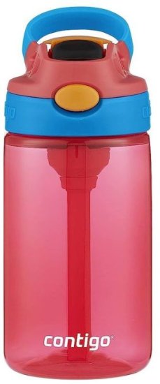 בקבוק שתיה לילדים 420 מ''ל Contigo Autoseal Cleanable - צבע אדום