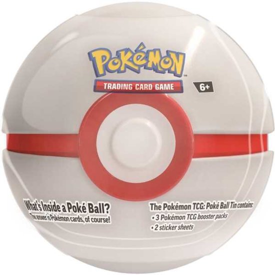 מארז קלפים פוכדור + שלוש חפיסות בוסטר The Pokemon Company Pokemon TCG: Premier Ball Tin