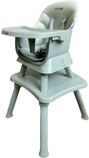כסא אוכל 6 ב-1 דגם Lucky מבית BabySafe - צבע ירוק