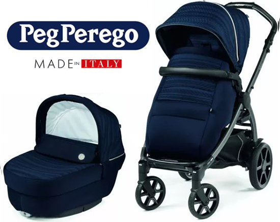 עגלת תינוק משולבת Peg Perego Book Lounge - צבע Eclipse