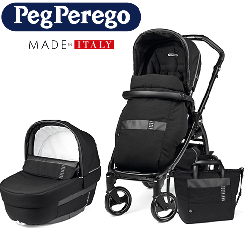 עגלת תינוק משולבת Peg Perego Book Rock 51 - צבע שחור