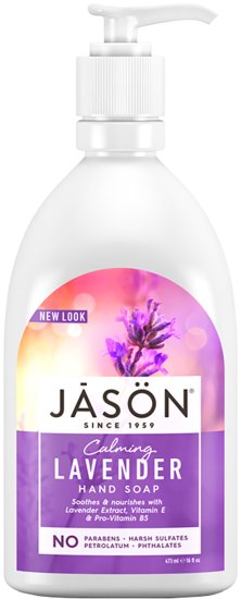 Jason - סבון ידיים נוזלי לבנדר - נפח 473 מ''ל