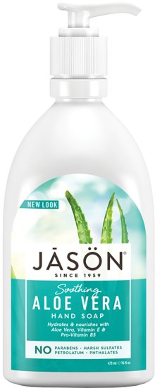 Jason - סבון ידיים נוזלי אלוורה - נפח 473 מ''ל