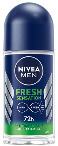 דאודורנט רול-און לגבר Nivea Fresh Sensation - נפח 50 מ''ל