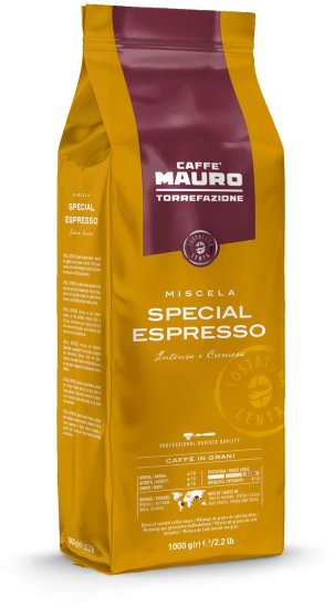 תערובת פולי קפה 1 ק''ג Caffe Mauro Special Espresso