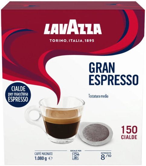 150 פודים לקפה Lavazza Gran Espresso