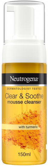 מוס לניקוי הפנים Neutrogena Clear & Soothe - נפח 150 מ''ל