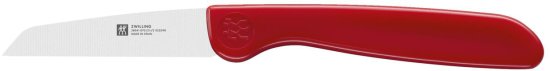 סכין ירקות 7 ס''מ מבית Zwilling - אדום