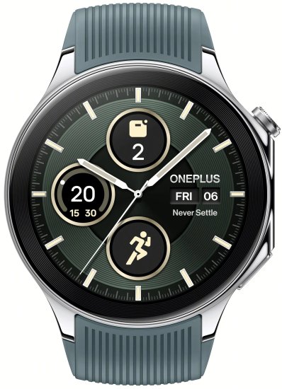 שעון חכם OnePlus Watch 2 - צבע Radiant Steel - שנה אחריות יבואן רשמי