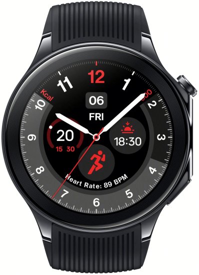 שעון חכם OnePlus Watch 2 - צבע Black Steel - שנה אחריות יבואן רשמי
