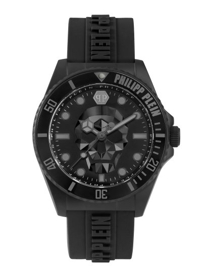 שעון יד פיליפ פליין לגבר מקולקציית SKULL DIVER דגם PWOAA0422 - יבואן רשמי