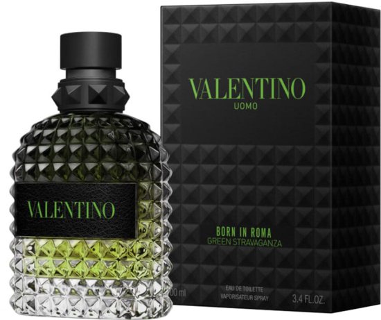 בושם לגבר 100 מ''ל Valentino Uomo Born In Roma Green Stravaganza או דה טואלט E.D.T