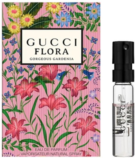 דוגמית בושם לאישה 1.5 מ''ל Gucci Flora Gorgeous Gardenia או דה פרפיום E.D.P