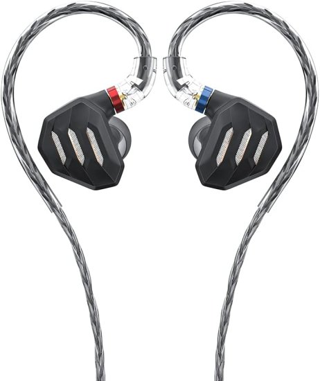 אוזניות תוך-אוזן חוטיות עם ארבעה דרייברים FiiO FH7S - צבע שחור