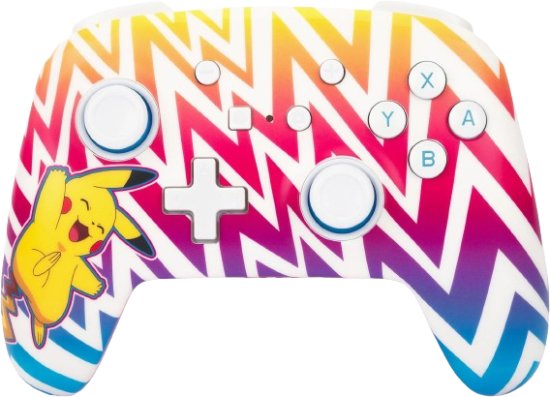 בקר משחק Enhanced מעוצב PowerA Nintendo Switch Enhanced Pikachu Vibrant