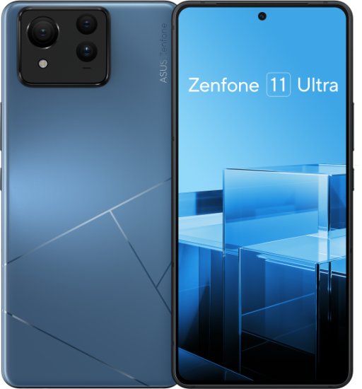 טלפון סלולרי Asus Zenfone 11 Ultra 16GB + 512GB - צבע Skyline Blue - שנה אחריות יבואן רשמי