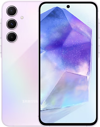 טלפון סלולרי Samsung Galaxy A55 5G 8GB+128GB - צבע Awesome Lilac - שנה אחריות יבואן רשמי סאני