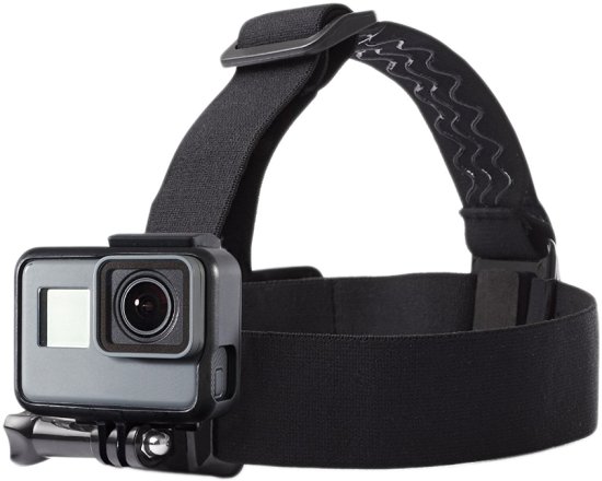 רצועת ראש למצלמות אקסטרים GoPro מבית SP-Gadgets - שחור