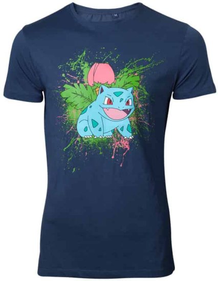 חולצת טי שירט Pokemon Ivysaur Splatter - מידה XL