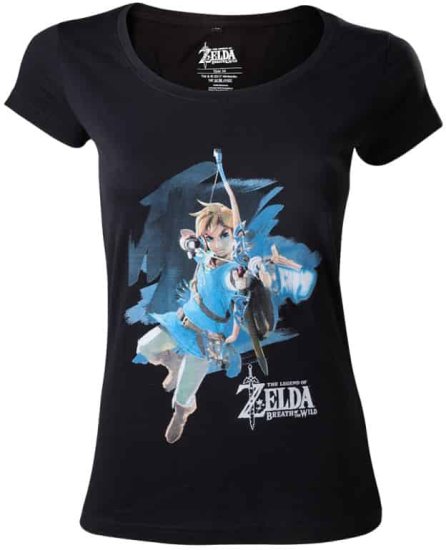 חולצת טי שירט נשים Zelda Breath Of The Wild – מידה M
